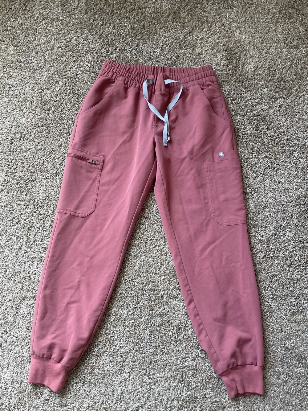 FIGS high waisted Zamora joggers Mauve